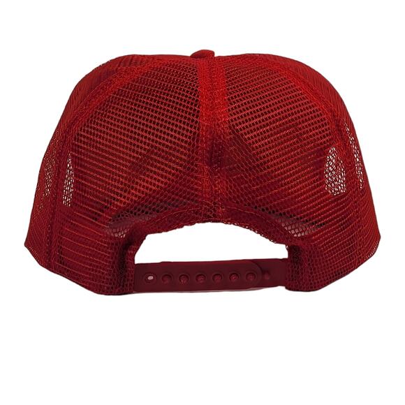 Vintage Ronilan BASF Red Mesh Trucker Hat Snapback Cap - Picture 4 of 11